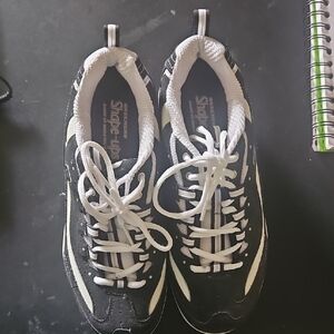Skechers Black and White Sneakers